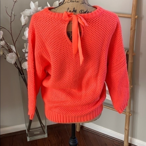 Ted Baker coral bow back sweater - Picture 3 of 7